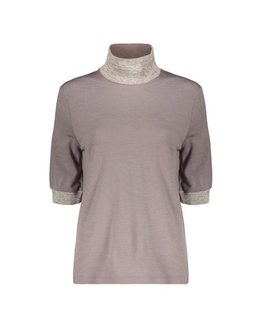 Herno Brown Wool Blouse