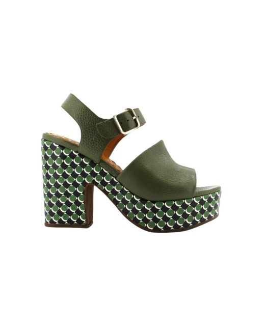 Chie Mihara Green High Heel Sandals