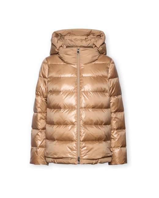 Down Jackets Elena Miro en coloris Natural