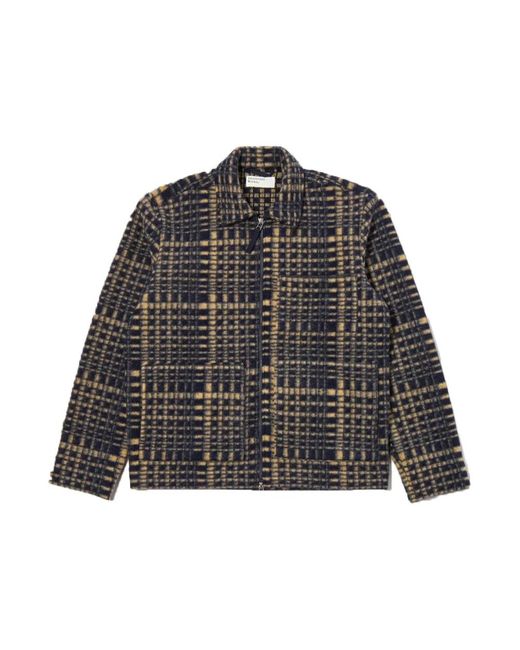 Universal Works Overshirt Met Ritssluiting in het Black voor heren