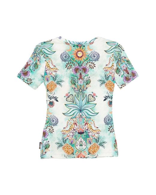 Just Cavalli Blue T-Shirts