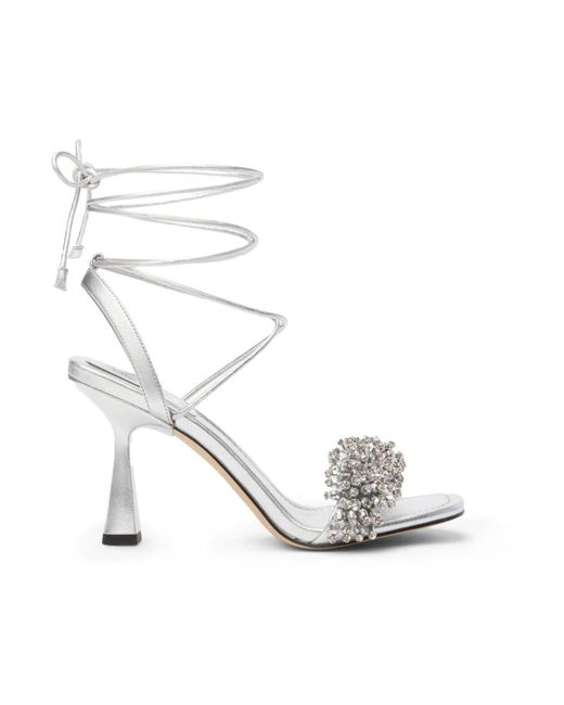 High Heel Sandals Michael Kors de color White