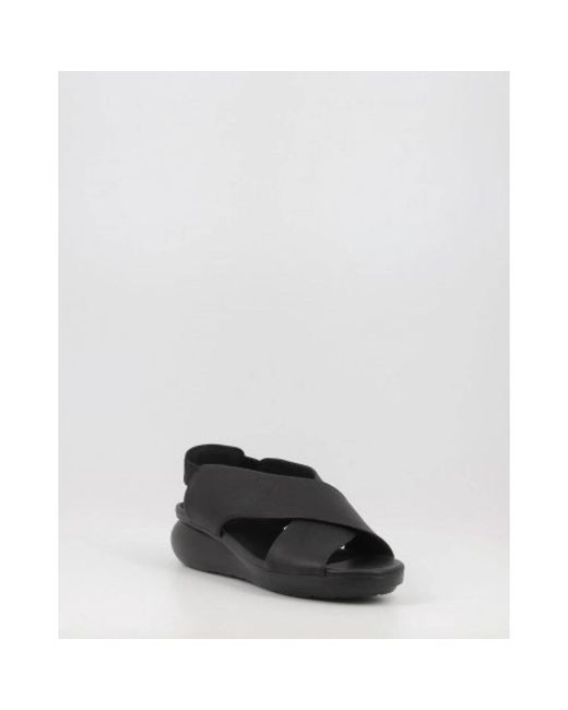 Camper Black Flat Sandals