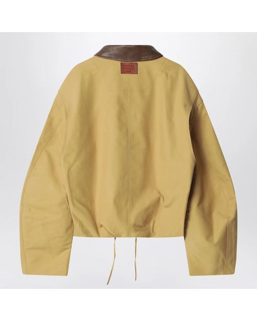 Acne Twill Bomber Jacket in het Natural voor heren