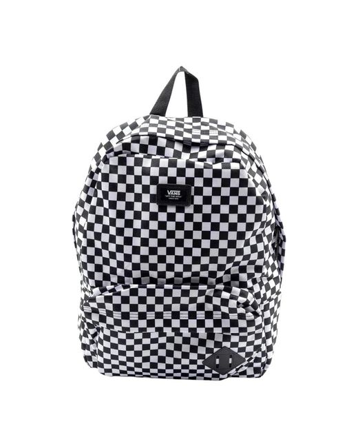 Vans Black Old Skool Check Rucksack