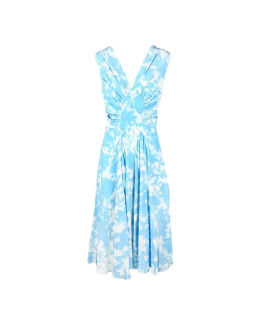 Midi Dresses Ermanno Scervino de color Blue