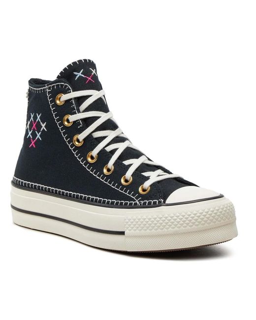 Converse Chuck Taylor All Star Lift Sneakers in het Blue