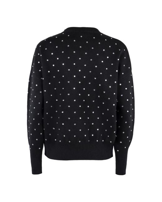 Rabanne Black Round-Neck Knitwear