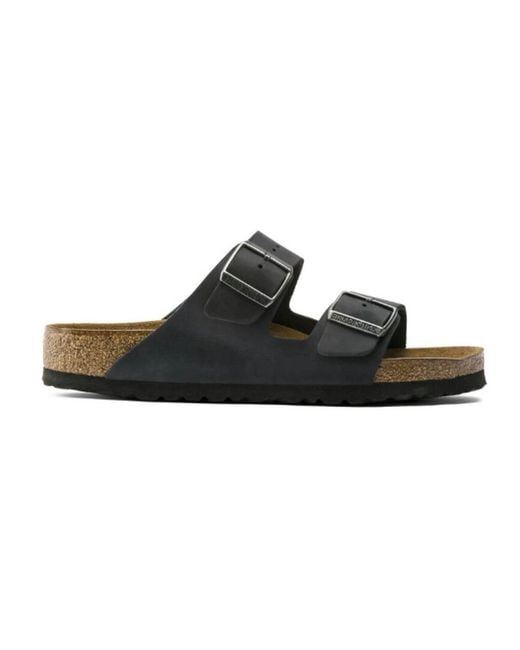 Birkenstock Black Sliders