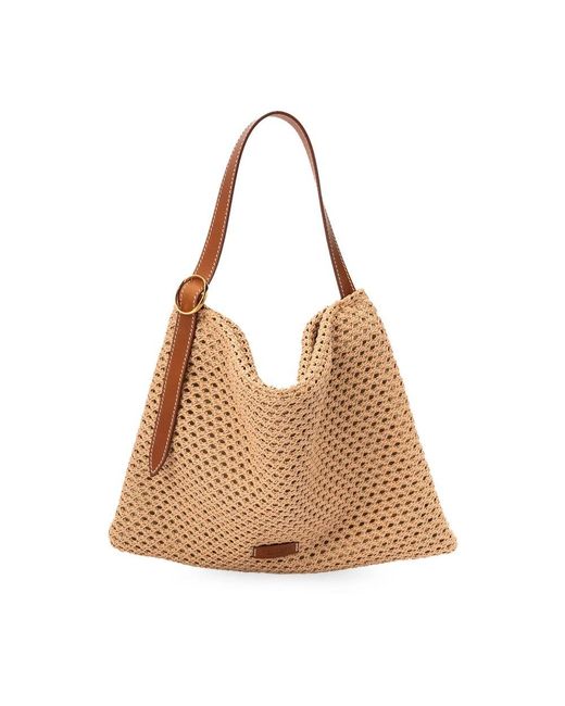 Orciani Brown Leder Crossbody Tasche