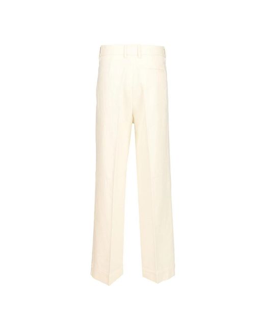 Forte_forte White Wide Trousers