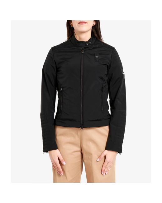 Bomber Jackets Blauer de color Black
