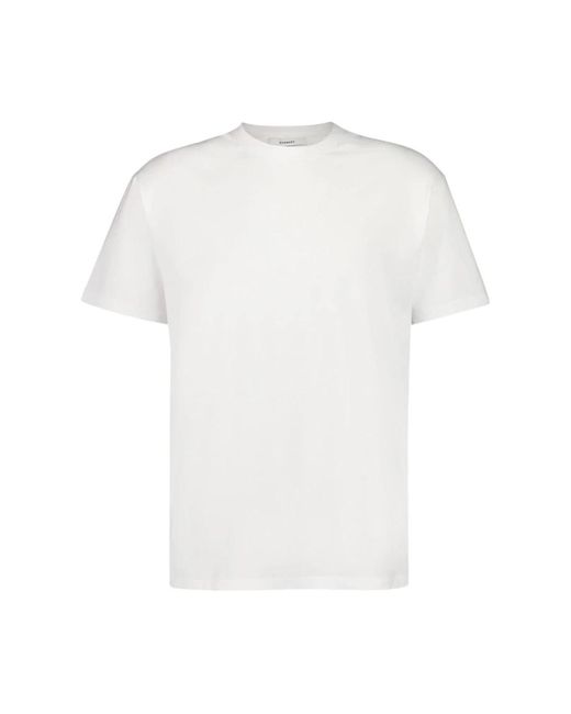 Givenchy Tops ,Wit ,Katoen Logo Katoenen T-Shirt in het White voor heren