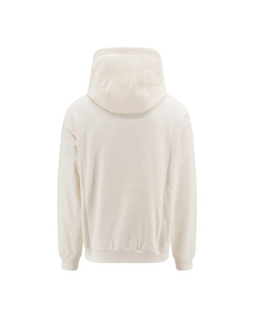 Gucci Gg interlocking baumwoll-sweatshirt in White für Herren