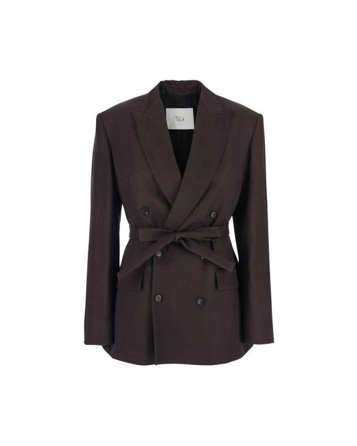 Tela Black Blazers