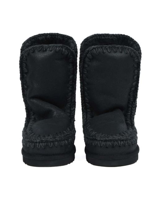 Mou Black Winter Boots