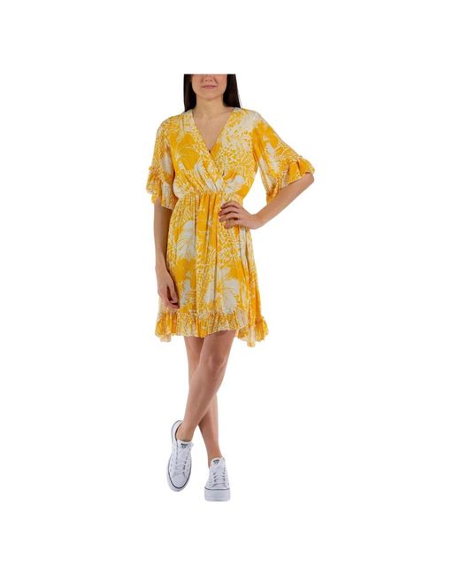 Fracomina Yellow Summer Dresses