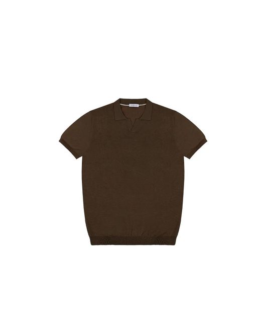 People Of Shibuya Klassisches polo shirt für männer,polo shirts in Brown für Herren