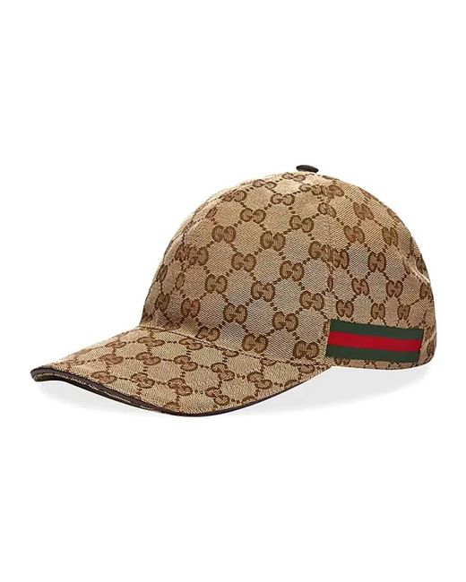 Gucci Brown Caps for men