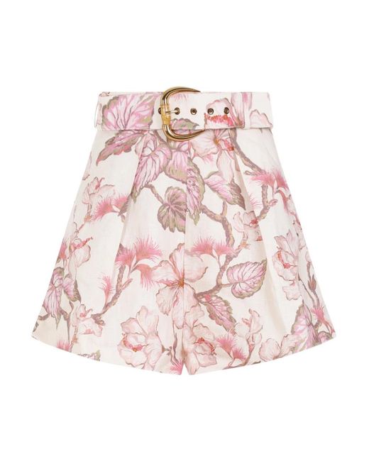 Zimmermann Pink Casual Shorts