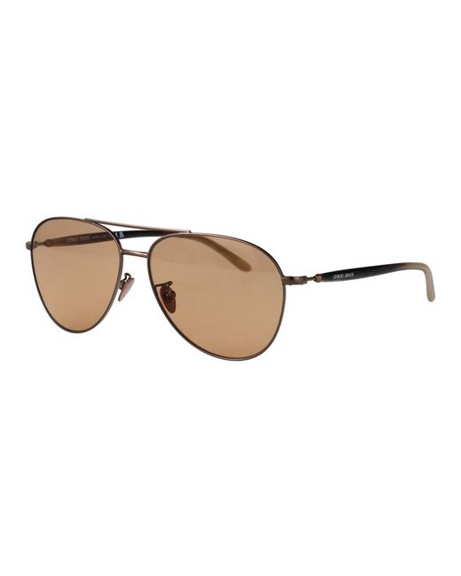 Giorgio Armani Brown Sunglasses for men