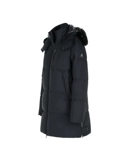 Down Jackets Moose Knuckles en coloris Black
