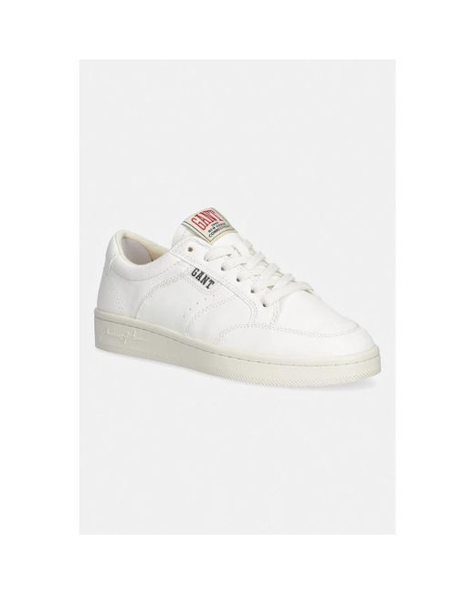 Gant White Prepla Sneakers