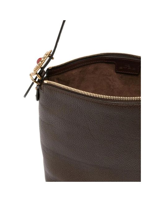 Etro Brown Shoulder Bags