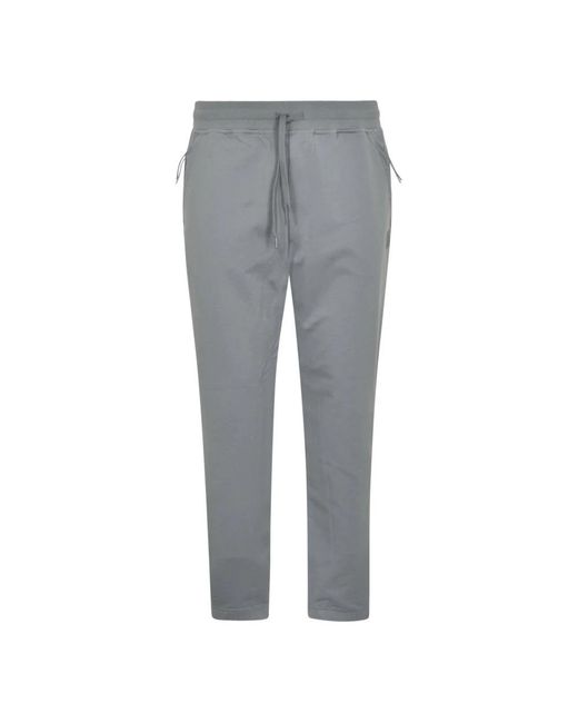 C P Company Gray Slim-Fit Trousers for men