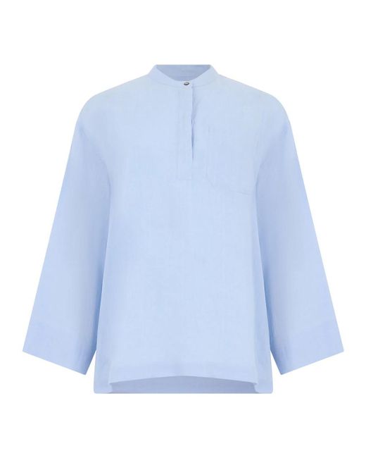 Max Mara Blue Blouses