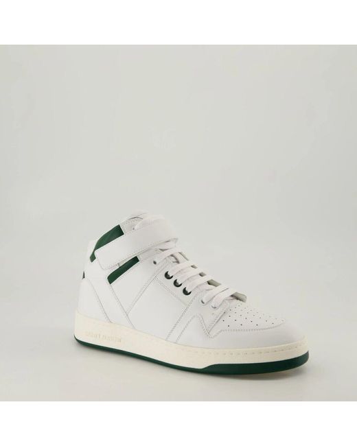 Saint Laurent White Sneakers for men