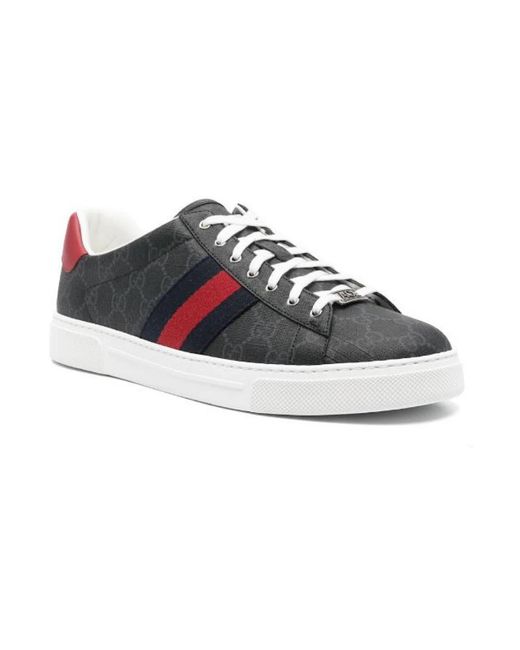 Gucci Ace Sneaker Mit Web in Black für Herren