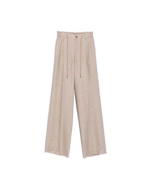 Tagliatore Natural Wide Trousers
