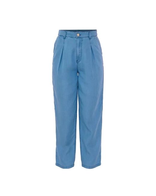 Kocca Broeken ,Blauw ,Wide Leg Jeans in het Blue