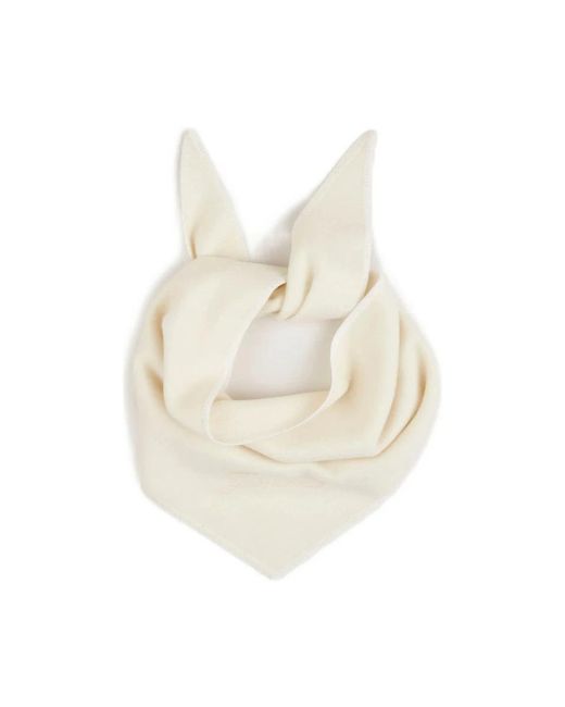 Jacquemus White Winter Scarves for men