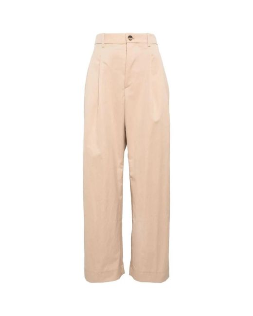 Trousers > wide trousers Wardrobe NYC en coloris Natural