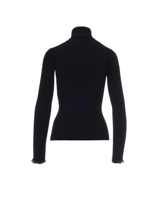 Elisabetta Franchi Black Turtlenecks
