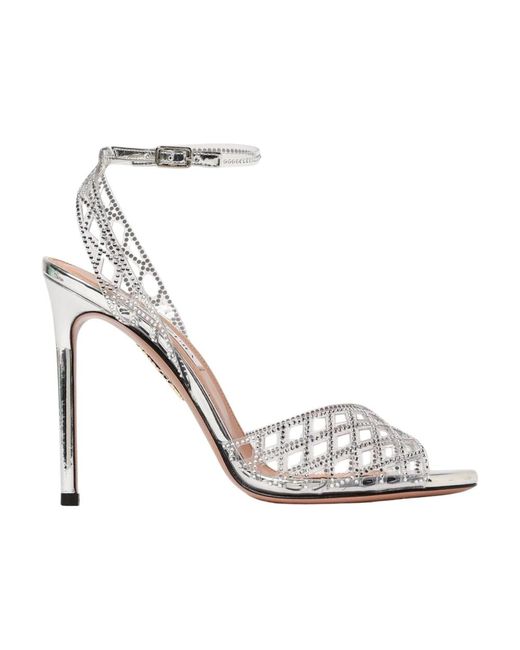 High Heel Sandals Aquazzura de color White