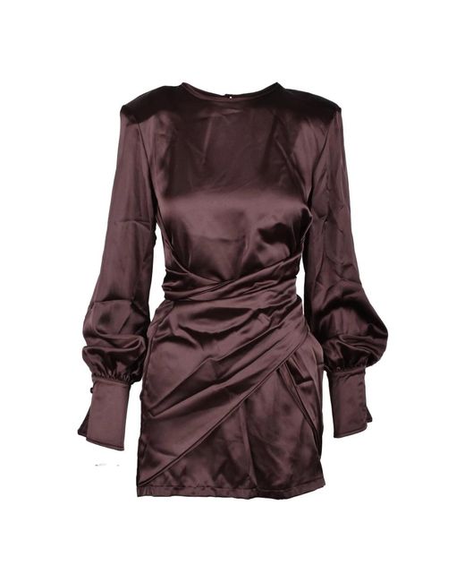 Giulia N Couture Brown Short Dresses