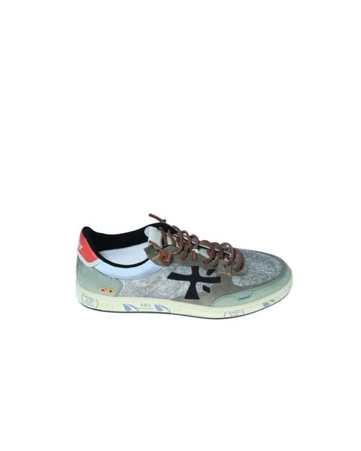 Premiata Green Sneakers for men