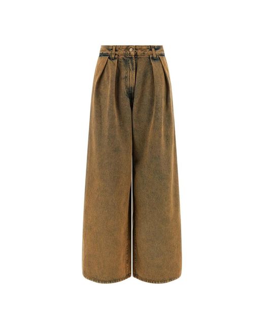 Alanui Natural Wide Jeans