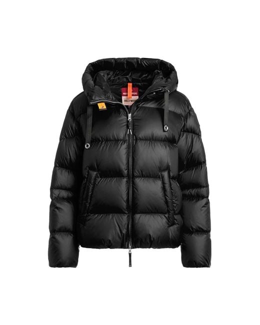 Chaqueta Corta De Plumón Con Capucha, Mujer, Talla Parajumpers de hombre de color Black