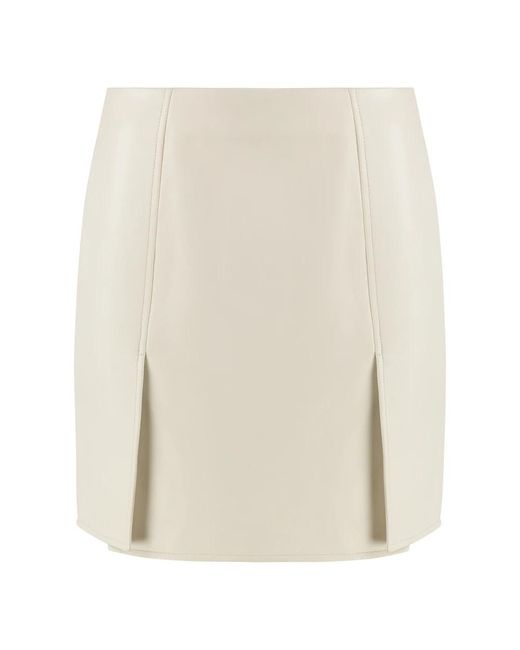 Tod's White Leather Skirts