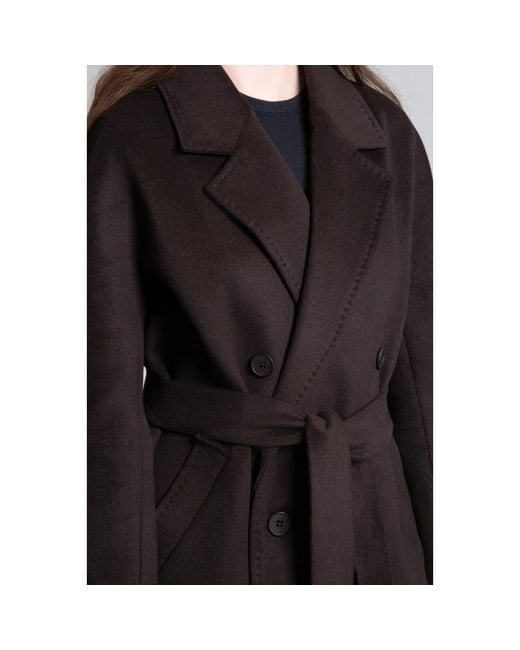 ESTRO Black Belted Coats