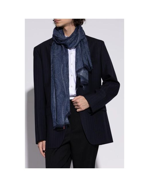 Scarves di Etro in Blue da Uomo