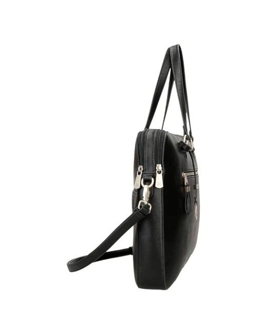Pepe Jeans Black Stilvolle Laptoptasche Mit Mehreren Fächern