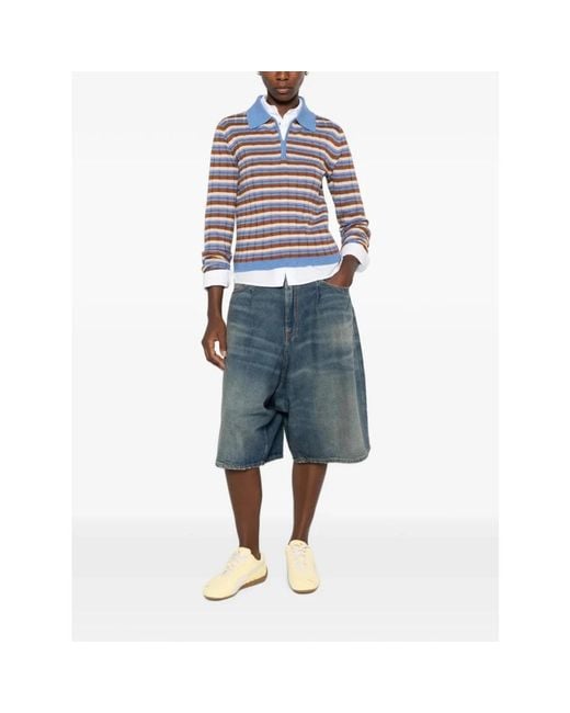 Guest In Residence Blue Round-Neck Knitwear