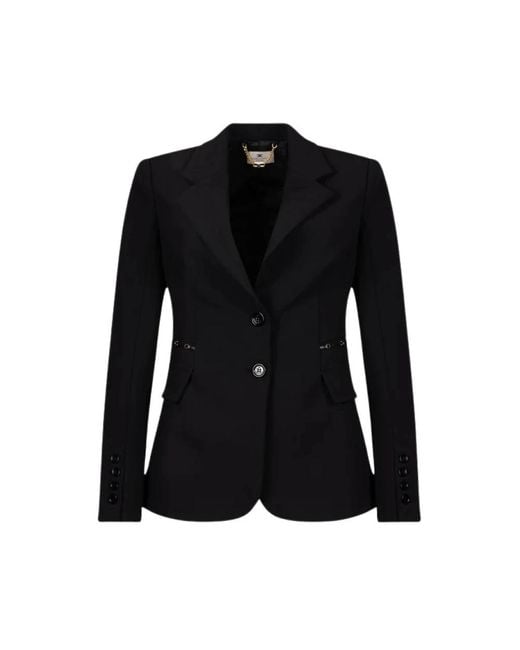 Elisabetta Franchi Black Blazers