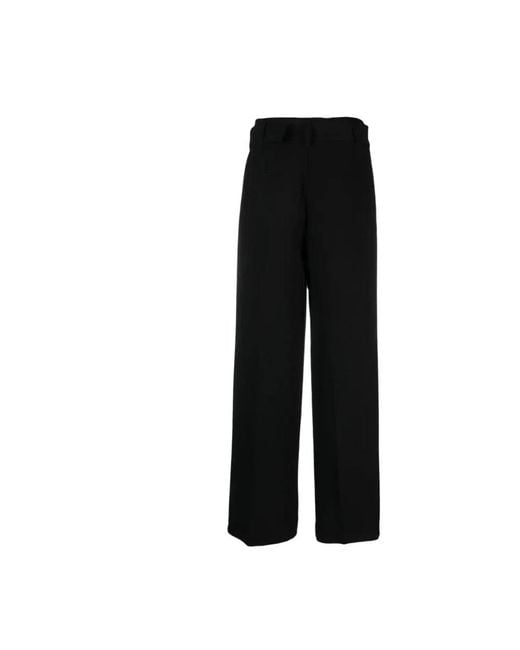 DKNY Black Wide Trousers