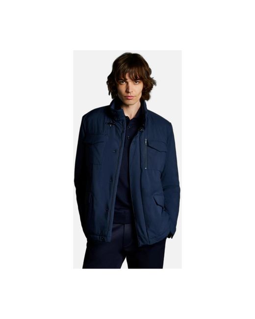 Fay Padded Field Jacket in Blue für Herren